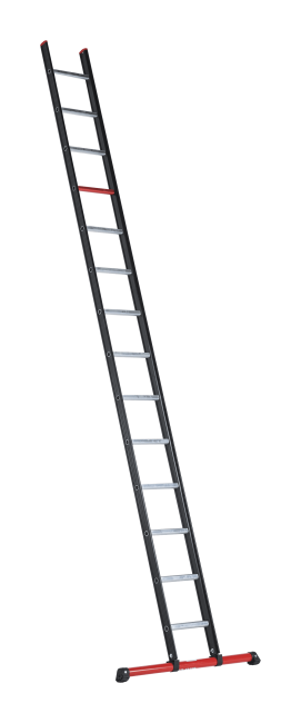 Altrex Nevada enkele ladder 14sp. recht met balk