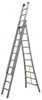 Altrex Ventoux aluminium omvormbare opsteekladder 3x12sp.