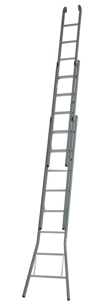 Dirks aluminum window cleaner ladder 3x8 sp straight foot