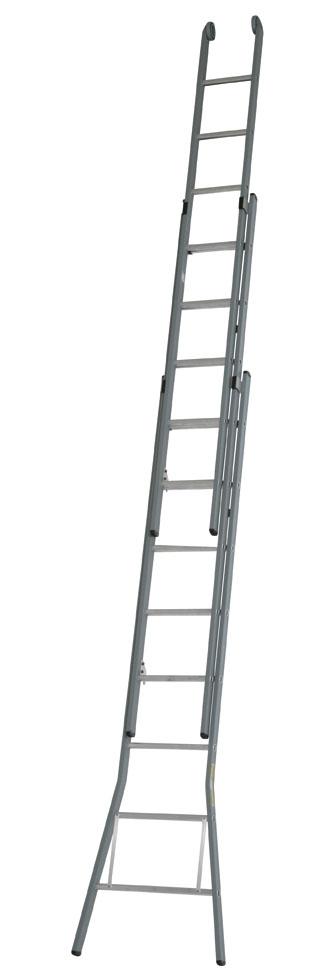 Dirks aluminium ruitenwassersladder 3x8 sp rechte voet