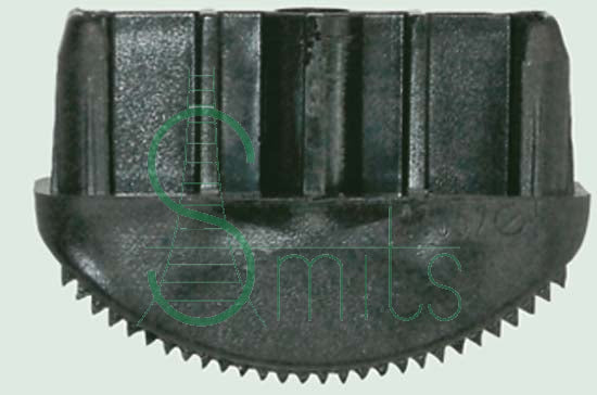 Zarges ladderschoen 58x25mm zwart inwendig