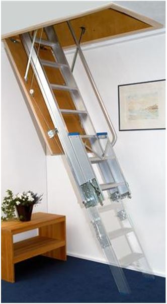 Map Aluminium zoldertrap 2 delen geplaatst*