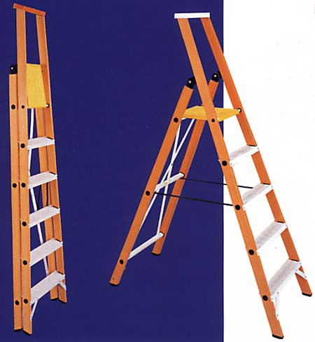 Smits Polyester Single Step Ladder with 8 Steps