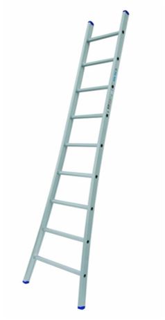 Solid Single Ladder with Open Foot and 9 Steps