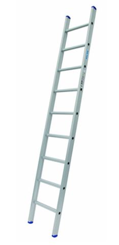 Solide enkele ladder rechte voet 9sp.