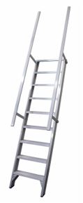 Smits aluminium leuning voor enkele ladder