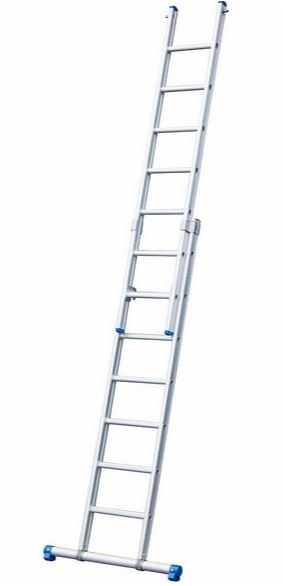 Solide 2-delige omvormbare opsteekladder 2x8sp rechte voet