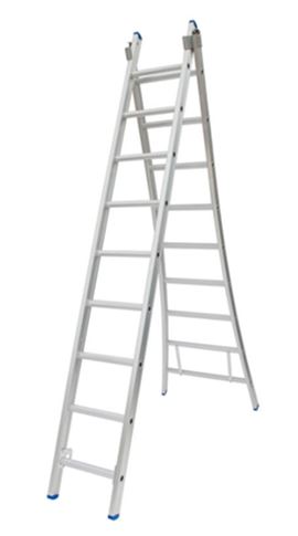 Solide 2-part convertible push-up ladder 2x9sp.