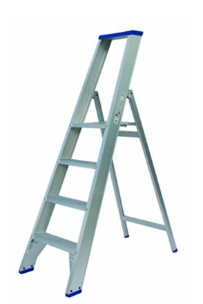 Solide Professionele trapladder 4tr.
