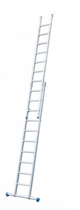 Solide 2-part push-up ladder 2x20sp. straight base with beam