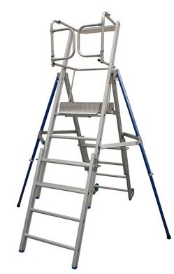 Solide telescopisch werkplatform 4-6tr.
