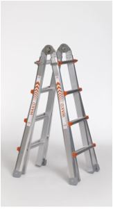 Waku aluminum telescopic ladder 4x4sp.