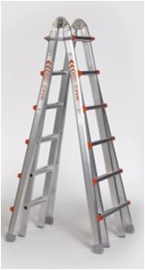 Waku aluminium telescopische ladder 4x6sp.