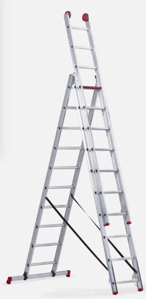 Altrex All Round 3-delige reformladder 3x12sp.