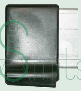 Zarges voet voor stabilisator 73x25mm zwart uitwendig