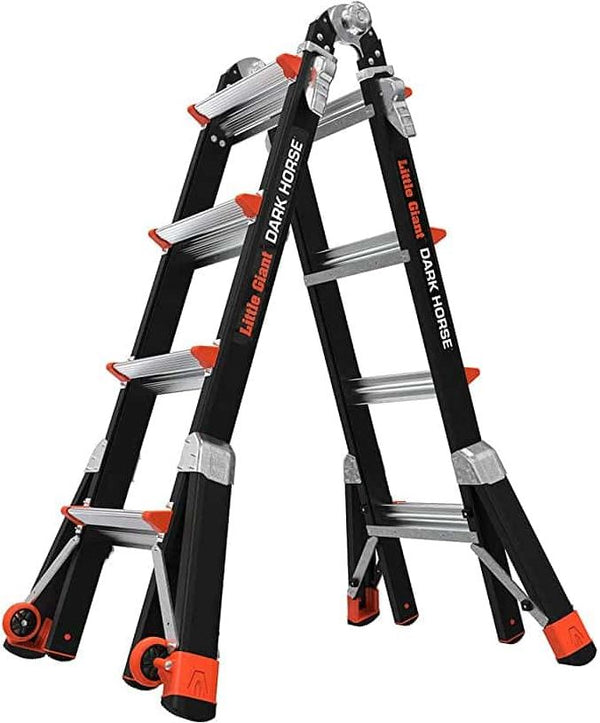 Altrex Dark Horse Telescopische kunststof vouwladder 4x4sp.
