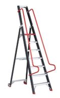 Altrex Taurus magazijntrap TME 7tr. stah. 1.65m met leuning