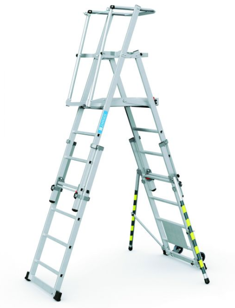 Zarges Telemaster S telescopisch platformladder 9tr. - Te Huur