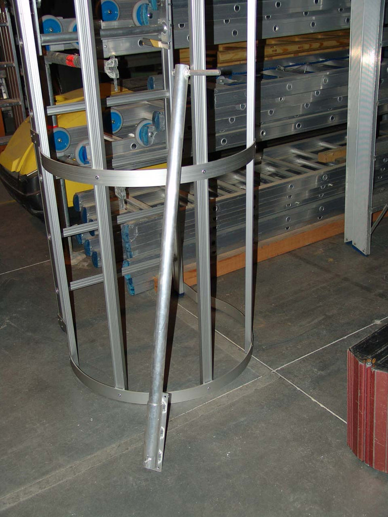 Smits aluminium uitschuifbare handgreep geanodiseerd links