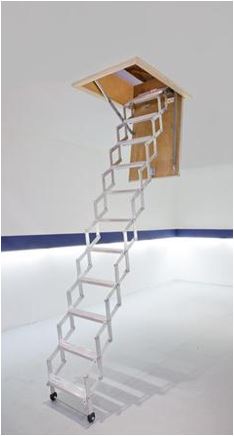 Map zoldertrap zig-zag 80mm 10 treden geplaatst*